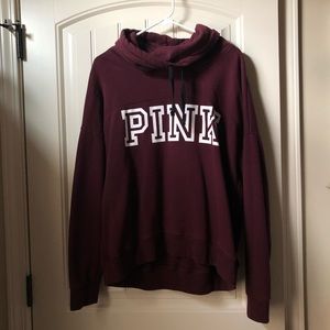 PINK Cowl Neck Sweatshirt